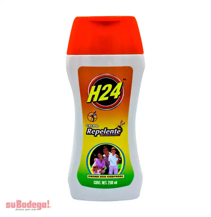 Repelente H-24 Crema 230 ml.