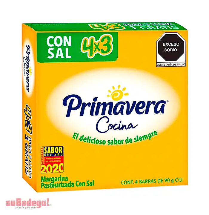 Margarina Primavera con Sal Ahorrapack 360 gr.