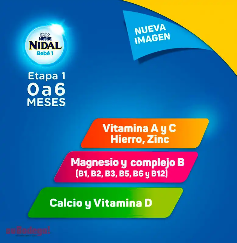 Fórmula Infantil Nidal 1 Bolsa 120 gr.