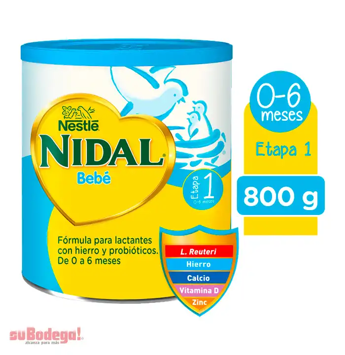 Leche Nidal Etapa 1 800 gr.