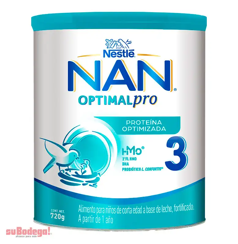 Leche Nan Número 3 720 gr.