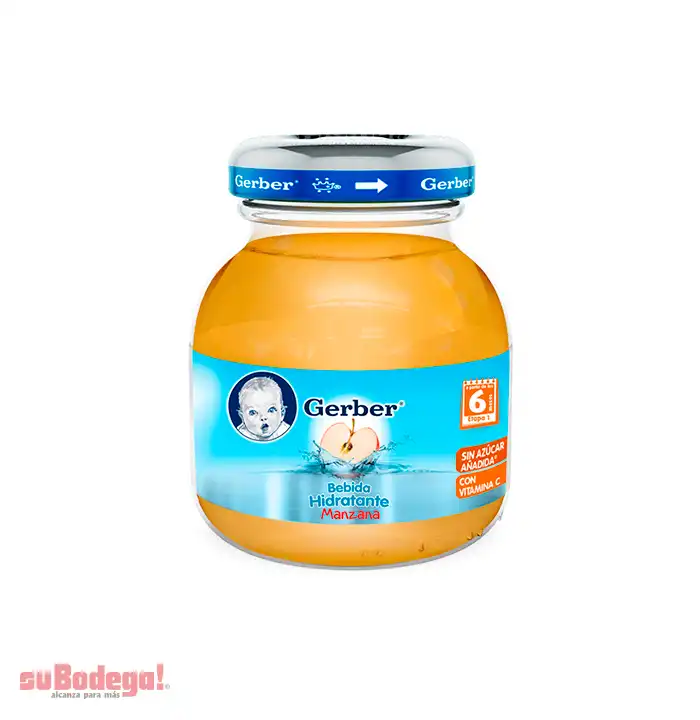 Gerber Bebida Hidratante Manzana Etapa 1 118 ml.