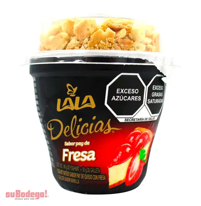 Yoghurt Lala Delicias Pay de Fresa 150 gr.