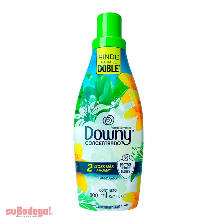 Suavizante Downy Libre Enjuague Pureza Silvestre 800 ml.