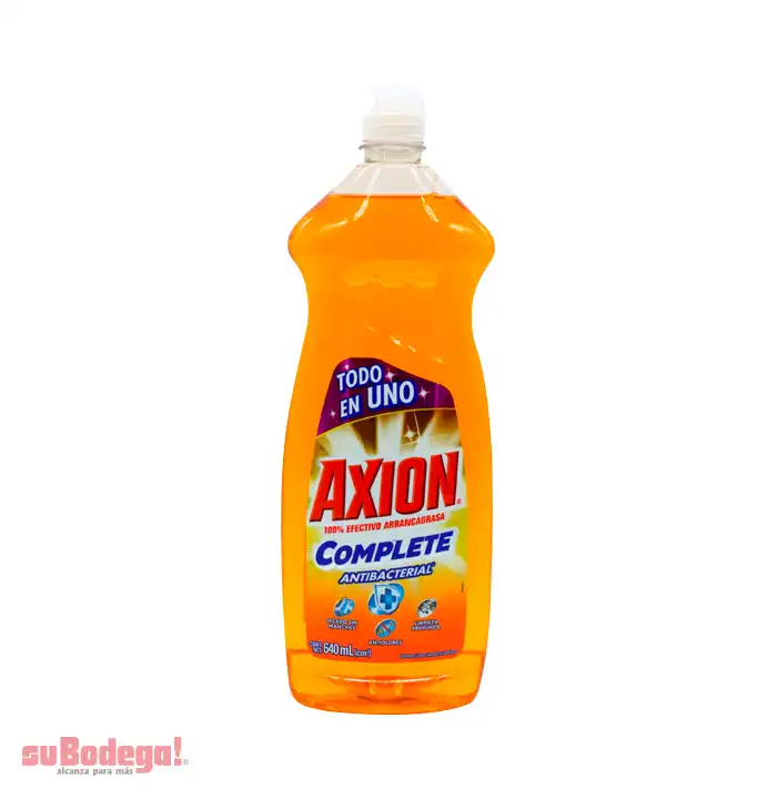 Detergente Axión Antibacterial Líquido 640 ml.