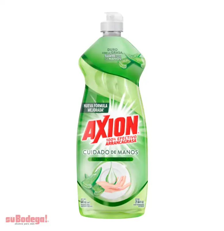 Detergente Axión Aloe Líquido 640 ml.