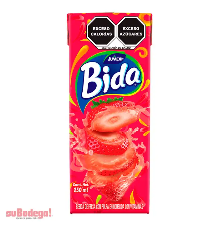 Bebida Bida Fresa 250 ml.