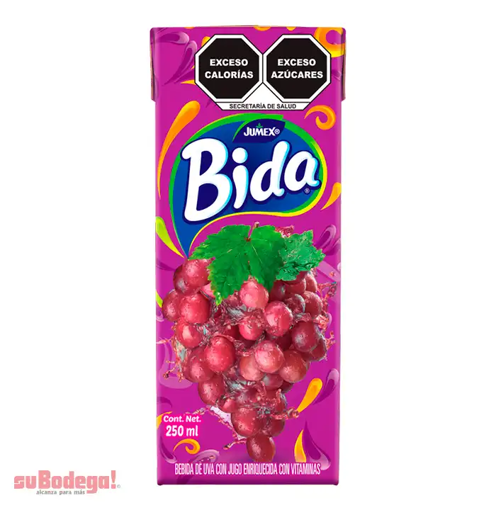 Bebida Bida Uva 250 ml.