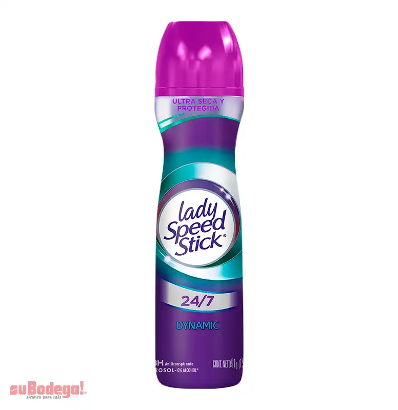 Desodorante Lady Speed Stick Dinamic Spray 91 gr.