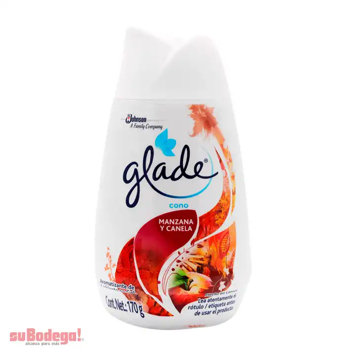 Aromatizante Glade Manzana Canela Cono 170 gr.