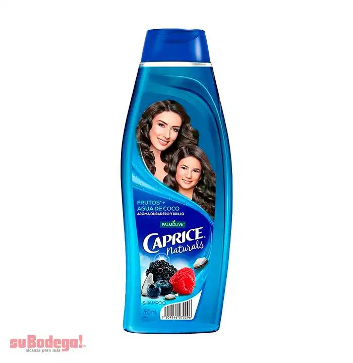 Shampoo Caprice Frutos + Agua de Coco 760 ml.