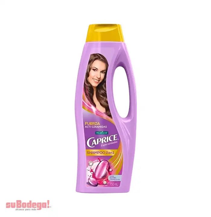 Shampoo Caprice Ceramidas 2 en 1 750 ml.