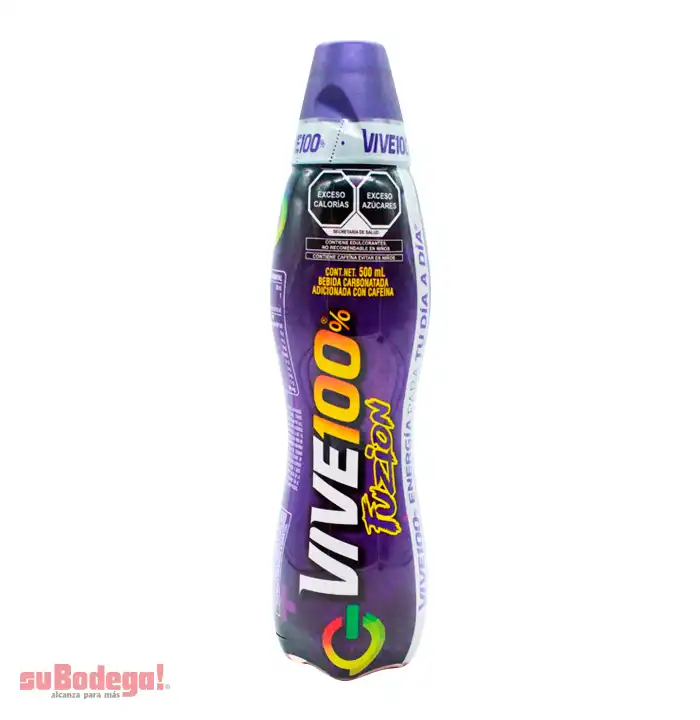 Bebida Energizante Vive 100% Azai 500 ml.