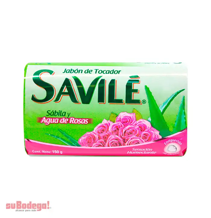 Jabón de Tocador Savilé Agua de Rosas 150 gr.