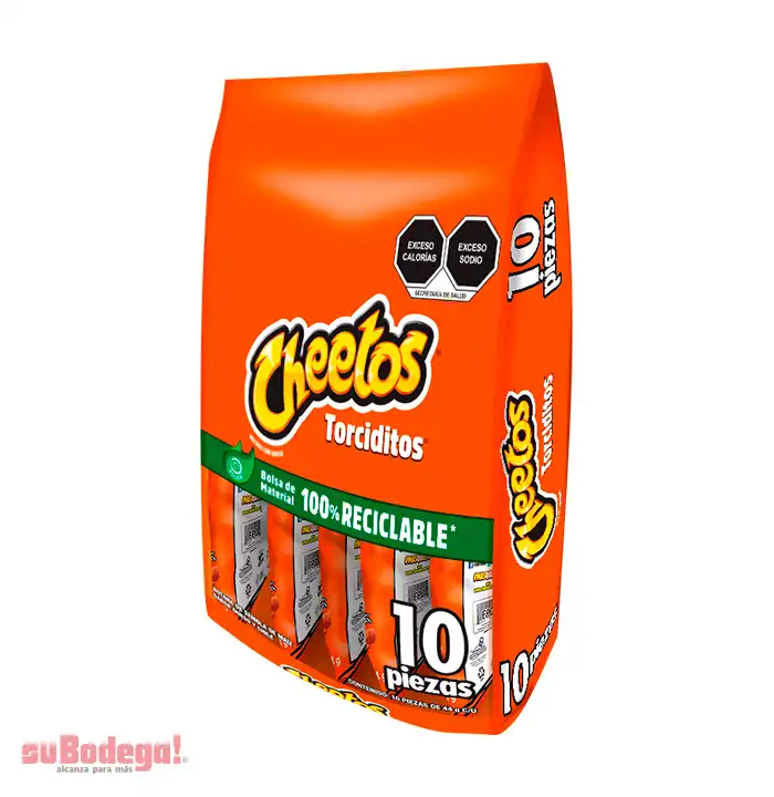 Sabritas Cheetos Torciditos 10 pz.