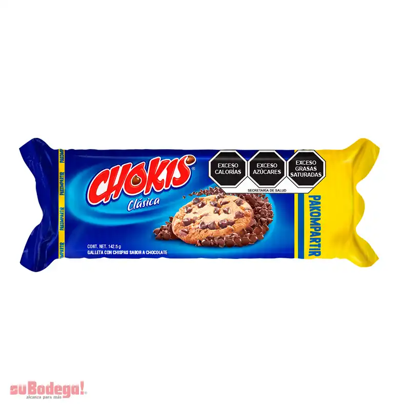 Galletas Gamesa Chokis Paketón 142.5 gr.