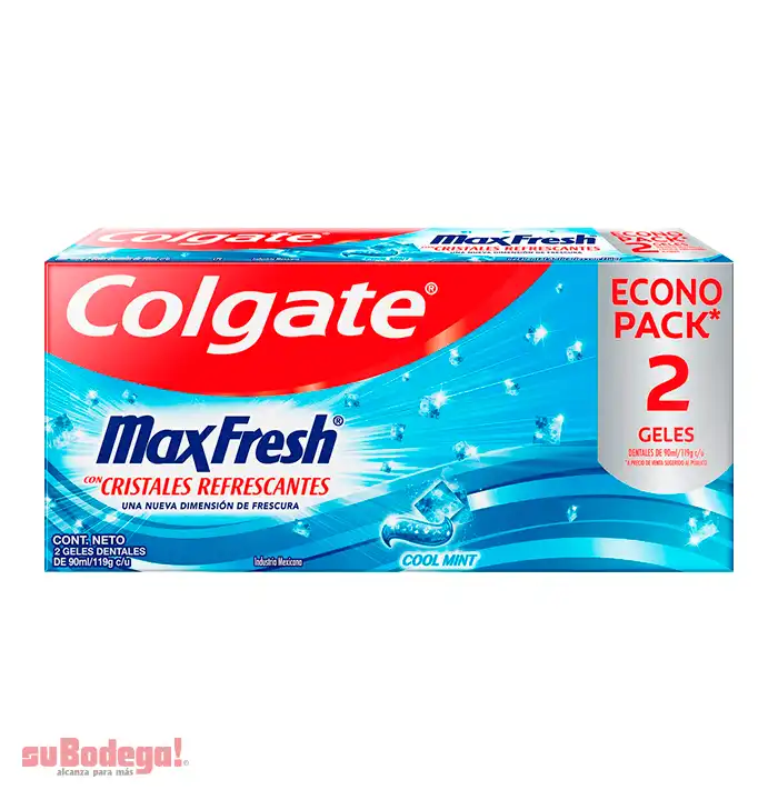 Crema Dental Colgate Max Fresh 2/90 ml.