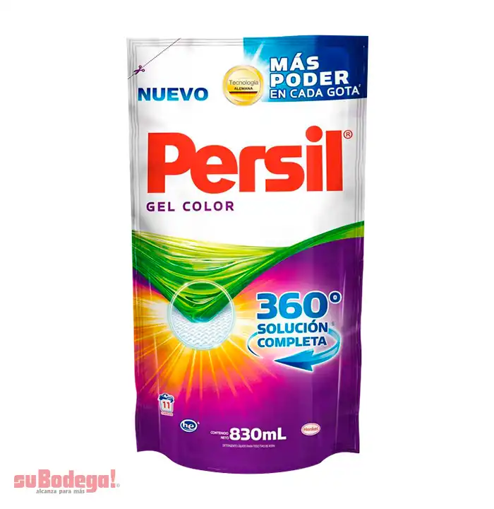 Detergente Persil Color Líquido 830 ml.