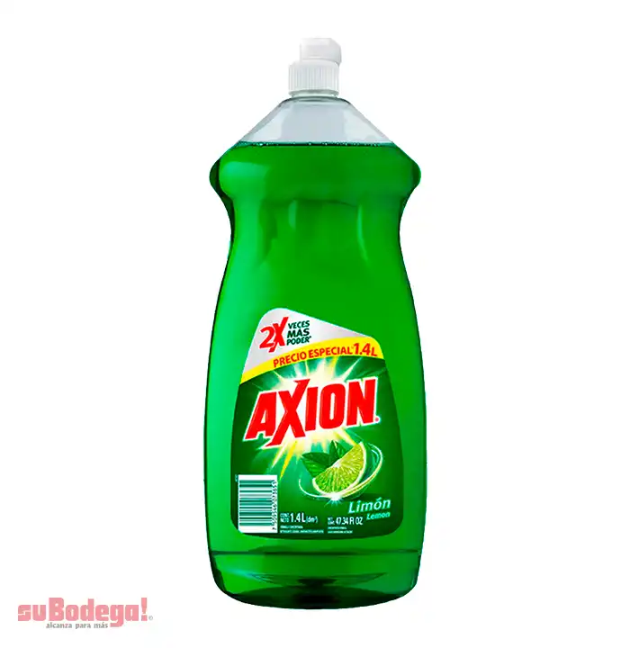 Detergente Axión Limón Líquido 1.4 lt.