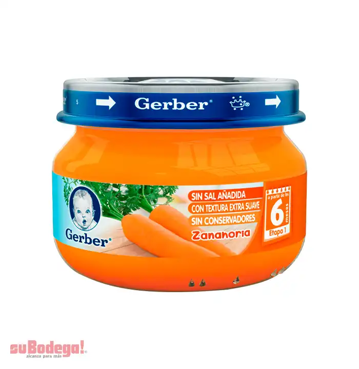 Gerber Colado Zanahoria Etapa 1 71 gr.