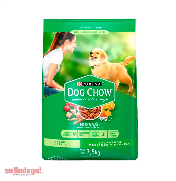 Alimento Purina Dog Chow Cachorro Razas Medianas 7.5 kg.
