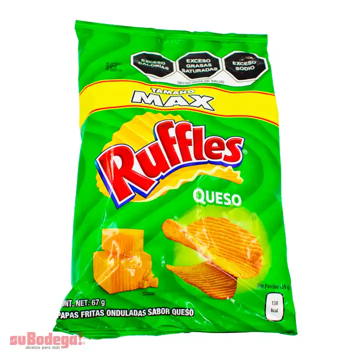 Sabritas Ruffles Queso Max 67 gr.