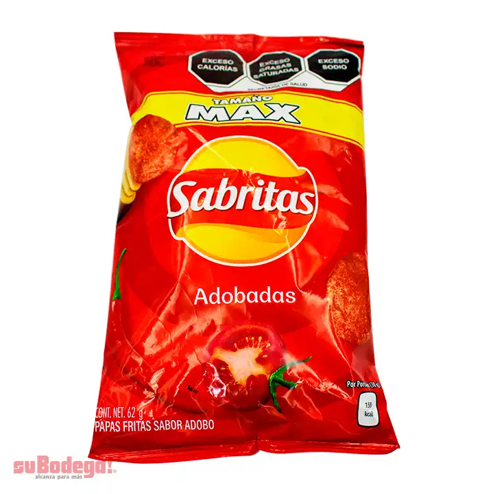 Sabritas Papas Adobadas Max 67 gr.