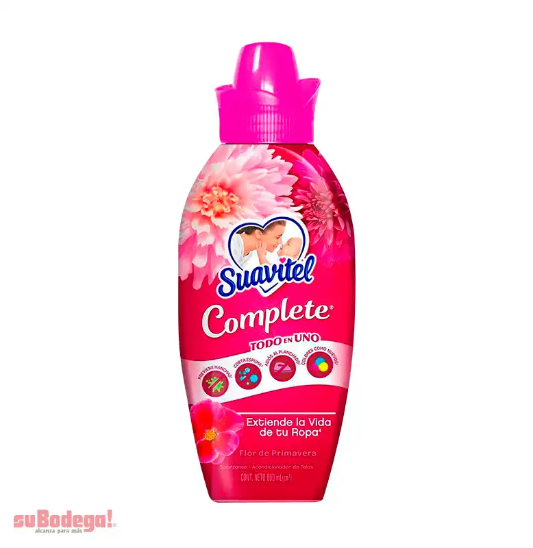 Suavizante Suavitel Complete Flor de Primavera 800 ml.