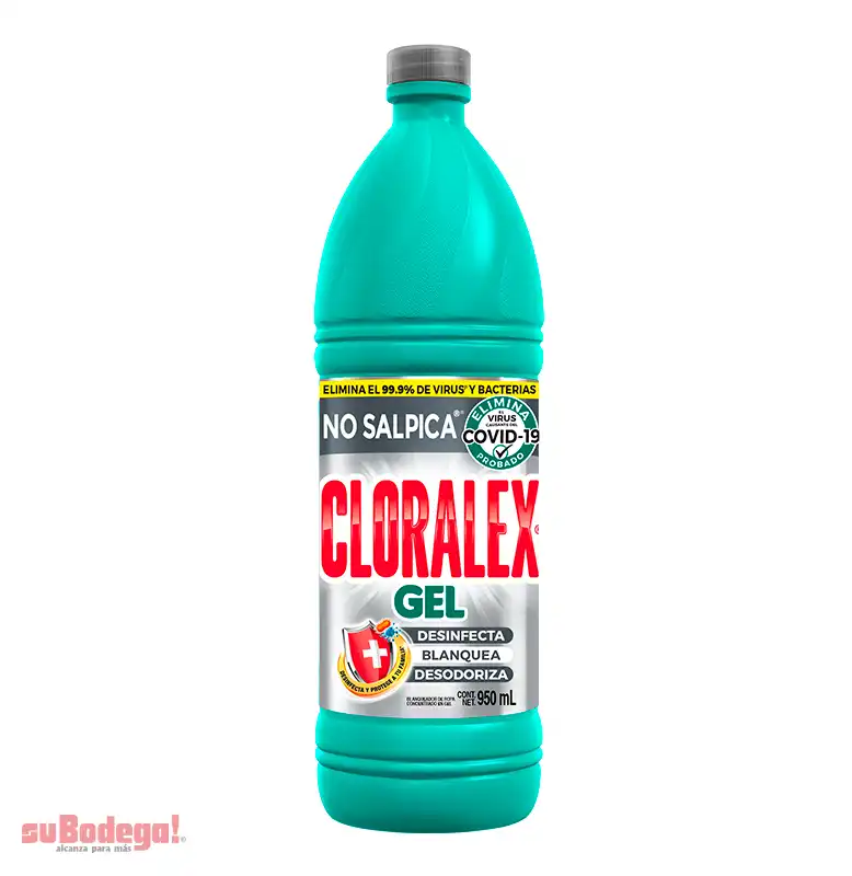 Blanqueador Cloralex Rendidor Gel 950 ml.