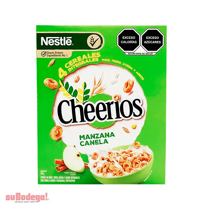 Cereal Nestlé Cheerios Manzana Canela 230 gr.