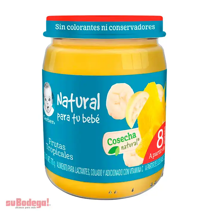 Gerber Colado Frutas Tropicales Etapa 3 170 gr.