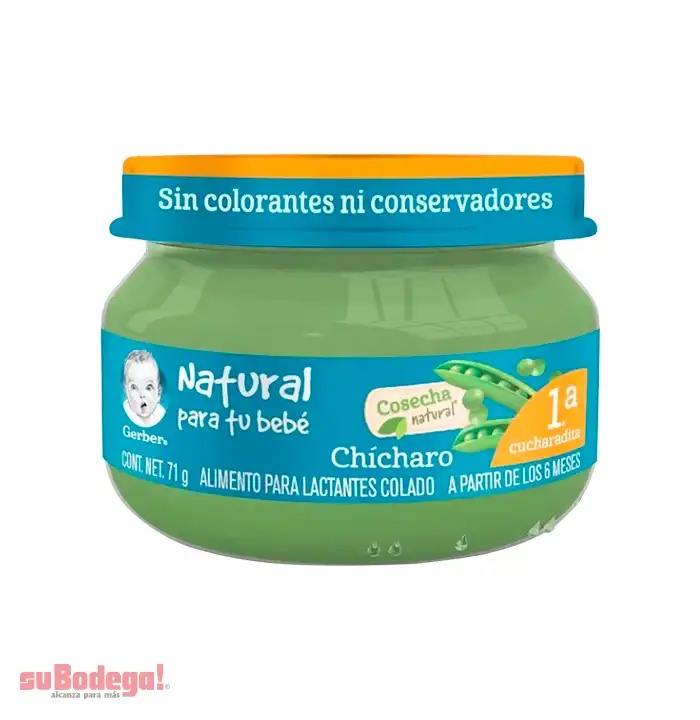 Gerber Colado Chícharo Etapa 1 71 gr.