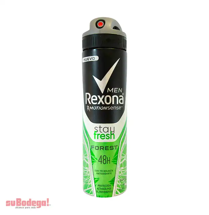 Desodorante Rexona Forest Hombre Aerosol 150 ml.