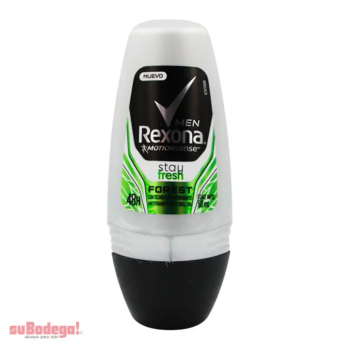 Desodorante Rexona Forest Hombre Roll On 50 ml.