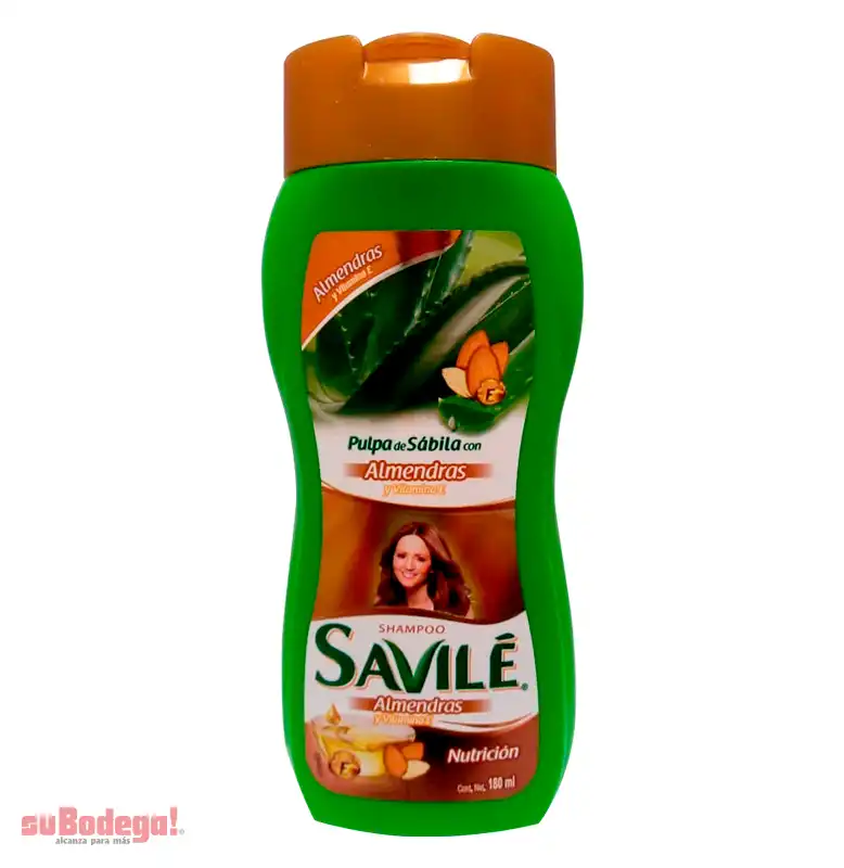 Shampoo Savilé Almendras 180 ml.