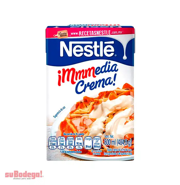 Media Crema Nestlé 500 ml.