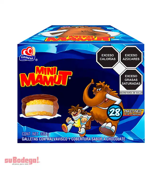 Galletas Gamesa Mamut Mini 336 gr.