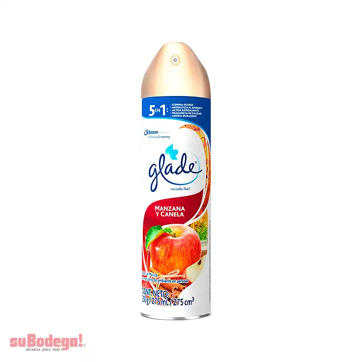 Aromatizante Glade Manzana Canela 275 ml.