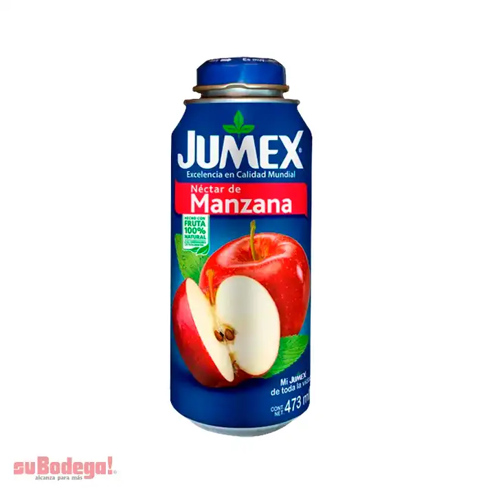 Jugo Néctar Jumex Manzana Lata Botella 473 ml.