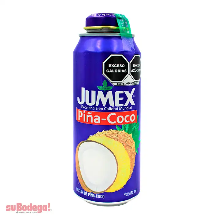 Jugo Néctar Jumex Piña Coco Lata Botella 473 ml.