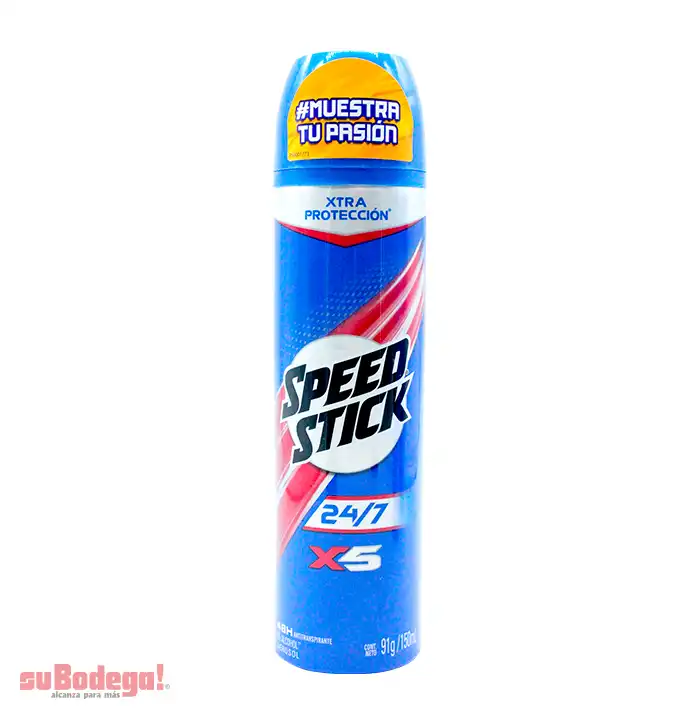 Desodorante Speed Stick Xtra Protección Aerosol 91 gr.