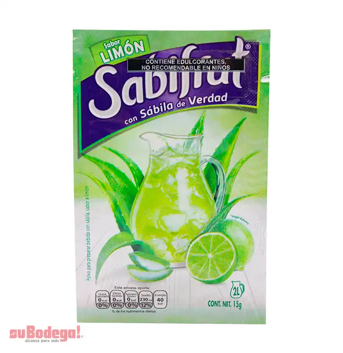 Refresco Sabifrut Limón 15 gr.