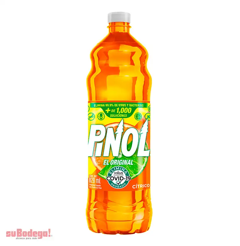 Limpiador Pinol Original Cítrico 828 ml.