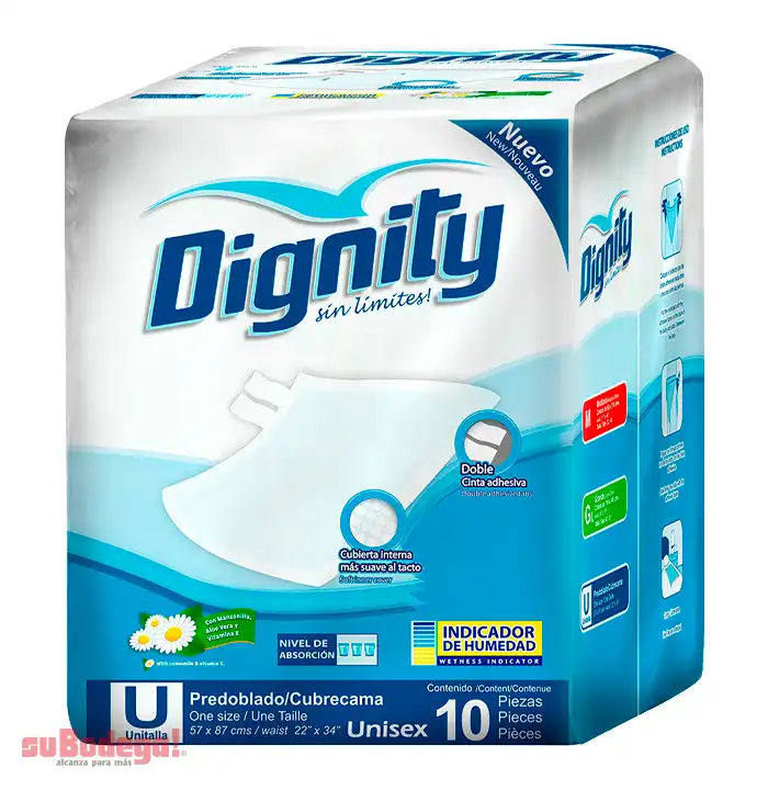 Pañal Cubre Cama Dignity Adulto 10 pz.