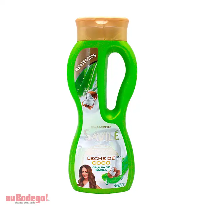 Shampoo Savilé Leche de Coco 750 ml.