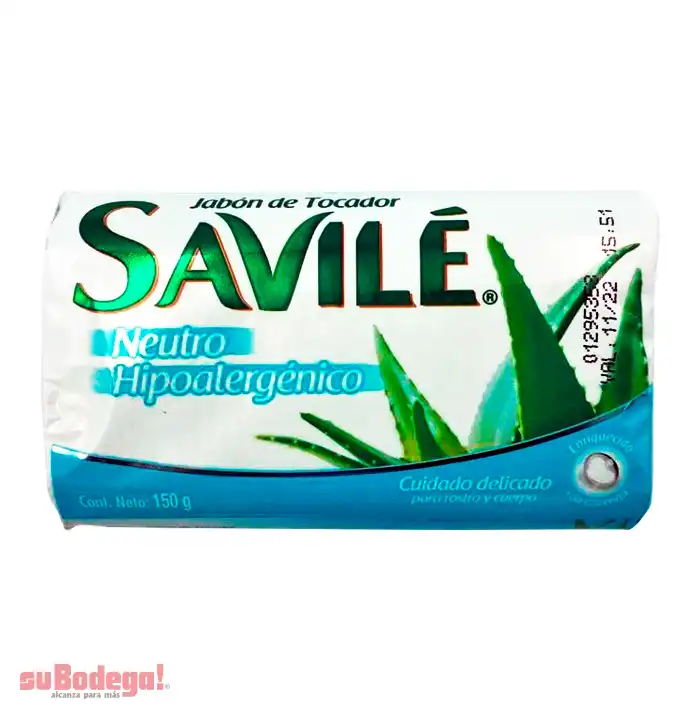 Jabón de Tocador Savilé Neutro 150 gr.