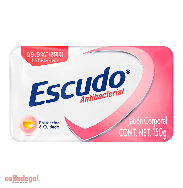 Jabón de Tocador Escudo Rosa 150 gr.