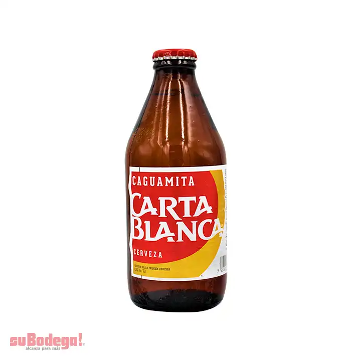 Cerveza Carta Blanca Caguamita 300 ml.