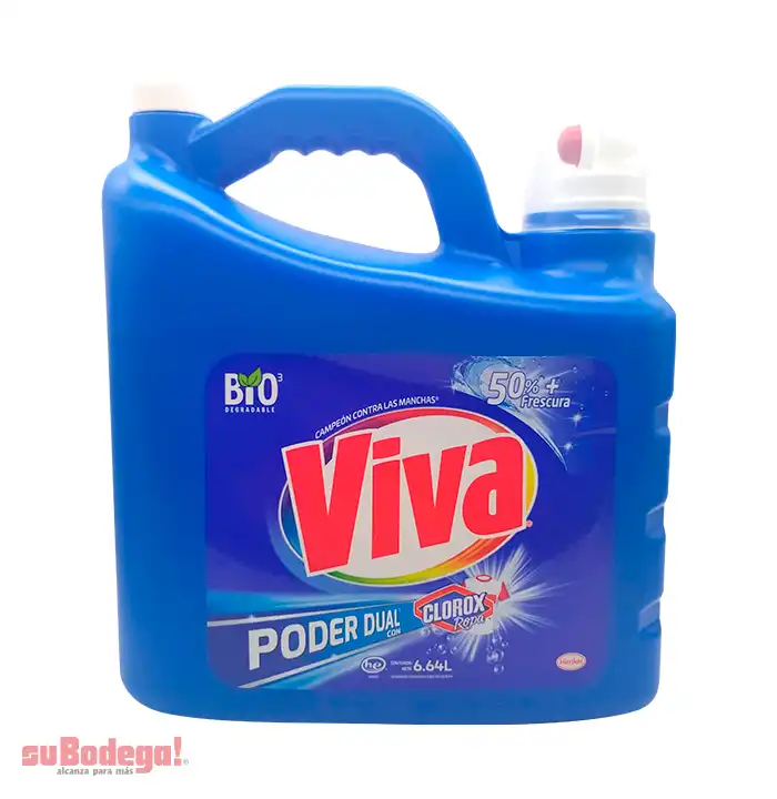 Detergente Viva Regular Líquido 6.64 lt.