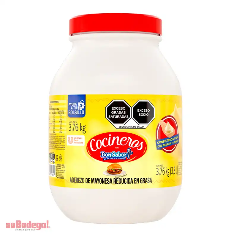 Mayonesa Bon Sabor Cocineros 3.8 lt.